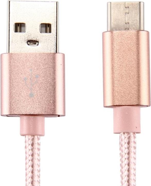 Produktbild Deltalabs USB A auf USB C Ladekabel Datenkabel Nylon (3 m, USB 3.0)