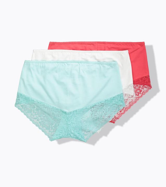 Produktbild Ulla Popken Hipster, 3er-Pack, Spitze (50, 52, 3er Pack)