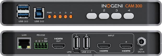 Actual product image Inogeni Camera Selector CAM300 2x USB/2x HDMI - USB 3.0