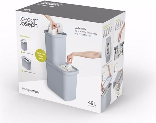 Produktbild Joseph Joseph GoRecycle 46-Liter-Recyclingbehälter und Caddy-Set (46 l)