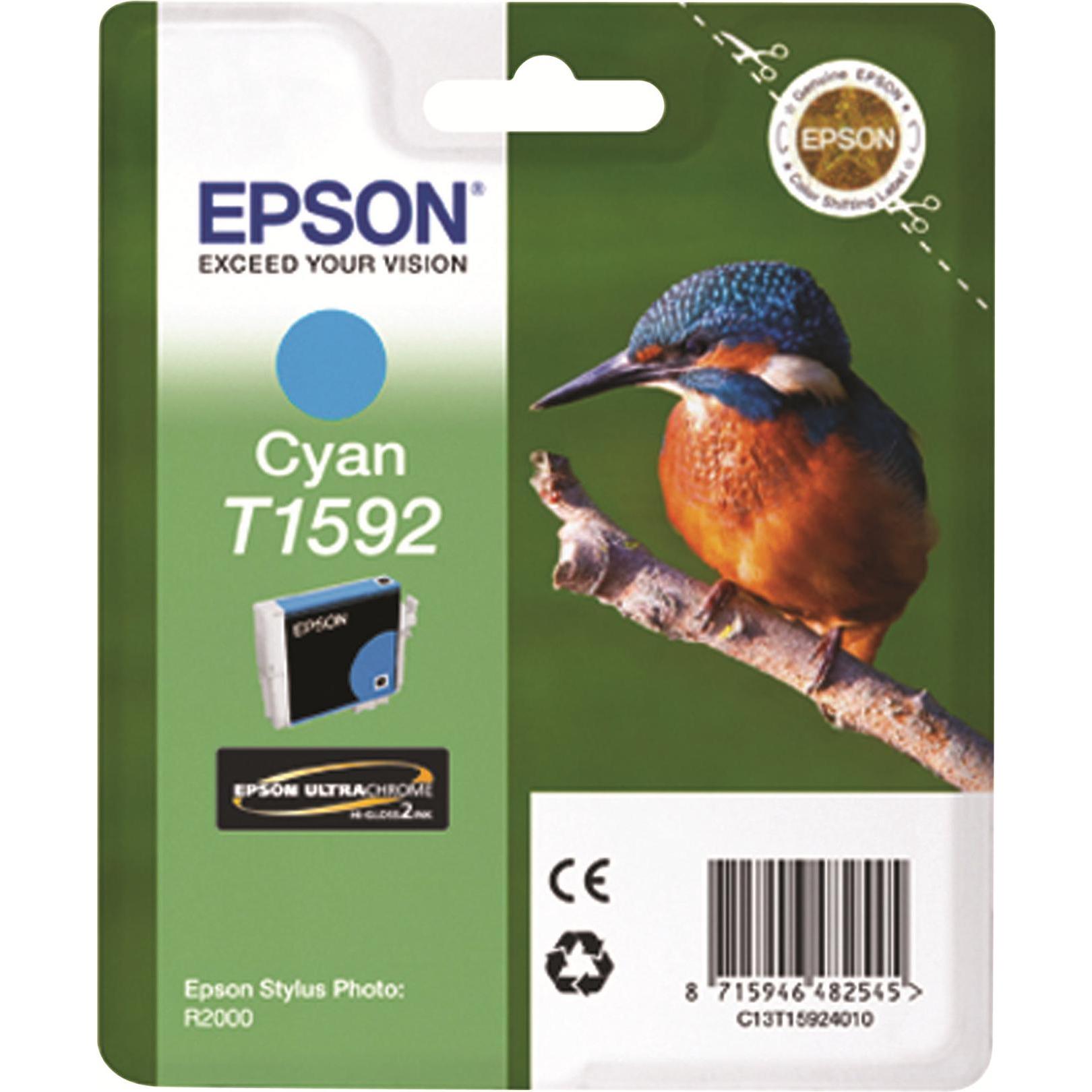 Epson, Druckerpatrone, T1592 Ultra Chrome Hi-Gloss2 (C)