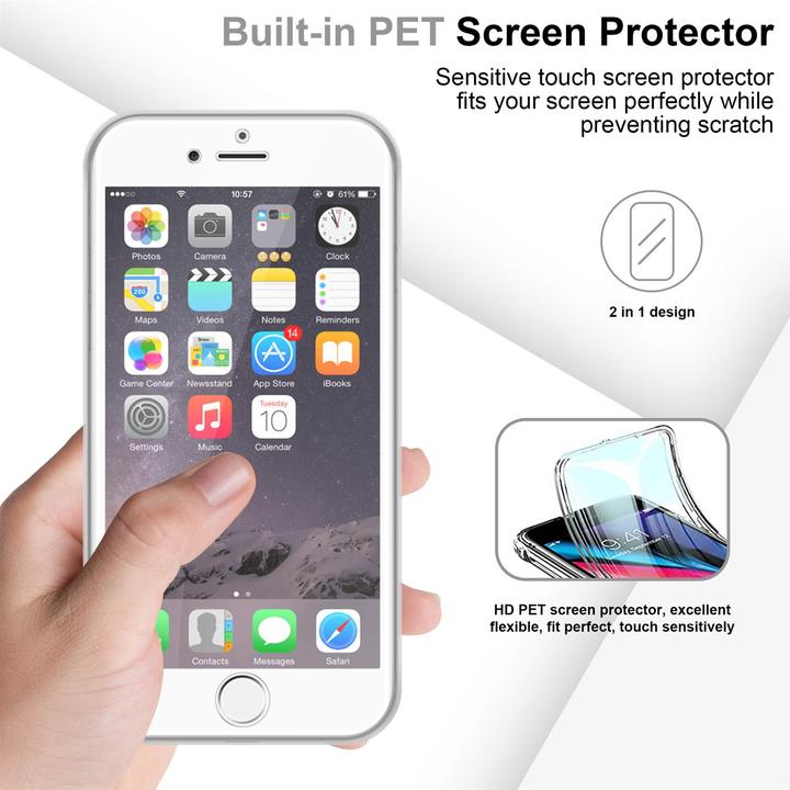 Image du produit Cadorabo TPU 360 degrés Case Cover (Apple iPhone 6 Plus)