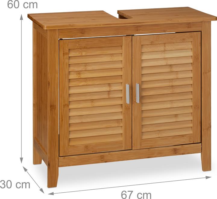 Immagine prodotto Relaxdays Lamellare (67 x 30 x 60 cm)