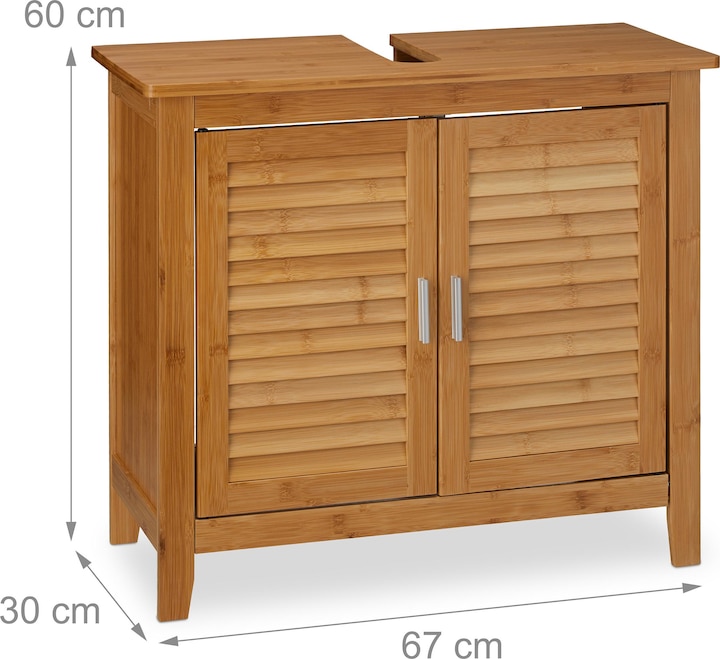 Actual product image Relaxdays Lamellar (67 x 30 x 60 cm)