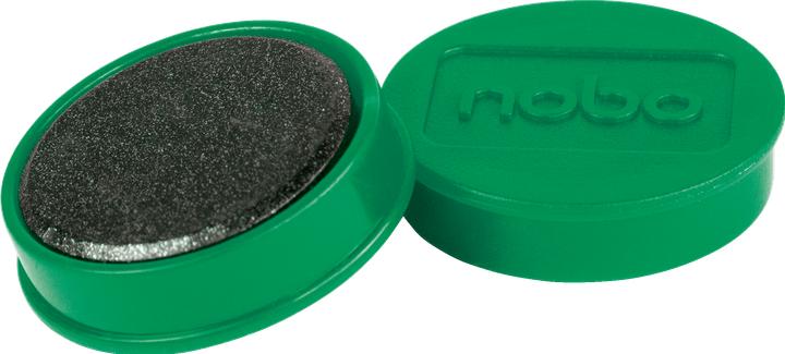 Actual product image Nobo Magnet round 32mm 1915303 green 10 pieces (10 x)