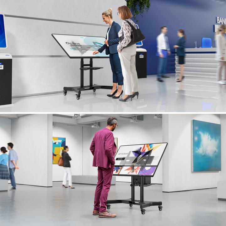 Immagine prodotto Onkron TV SET ACC MOBILE STAND/32-70"/BLACK TS1350-B (40.50 kg, 32" - 70")