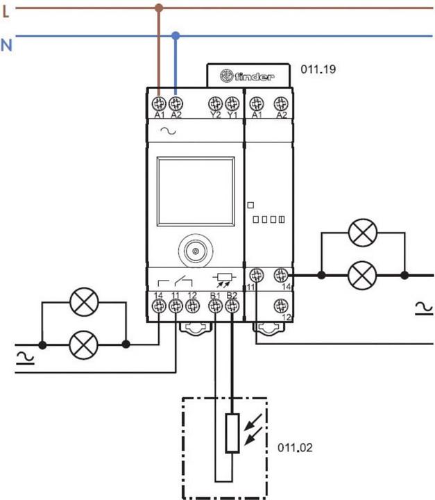 Produktbild Finder Dämmerungsschalter mit Zeitschalter