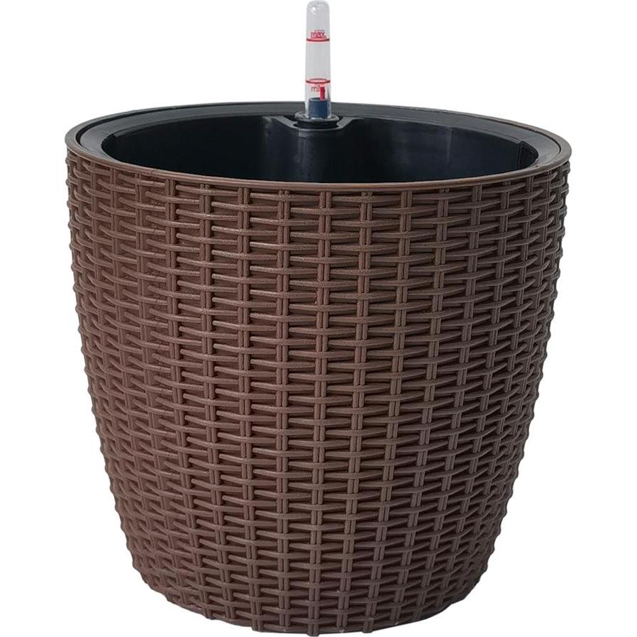 HTI-Living, Blumentopf, Blumentopf Nessa Hydro 21,5 cm Braun (21.50 cm)