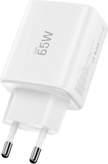 Image du produit Tech-Protect NCA65W-GAN USB-A, 2xUSB-C Netzladegerät PD 65W / QC3.0 Weiss (65 W, 3 ports)