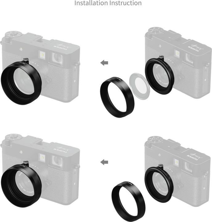 Actual product image SmallRig Lens Hood für X half