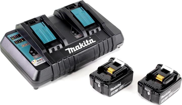 Produktbild Makita DUB 361 PT 2x 18 V / 36 V Akku Laubbläser Gebläse + 2x BL 1850 5 Ah / 5000 mAh Akku + (Akkubetrieb, Laubbläser)
