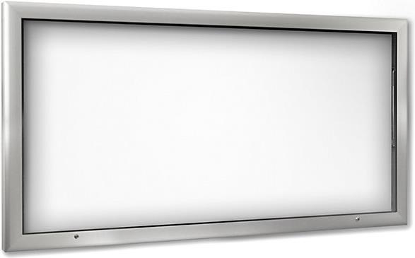 Actual product image kaiserkraft Display case for indoor and outdoor use (Magnet board, 200 x 102.5 cm)