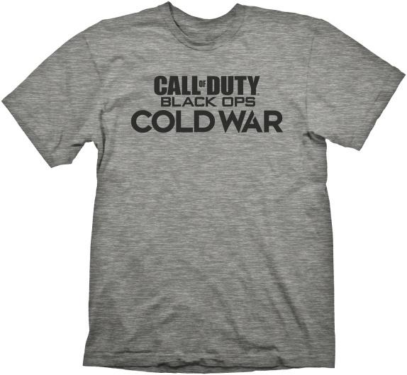 Actual product image Gaya Entertainment Call of Duty: Cold War T-Shirt "Logo" Grey Melange (L)