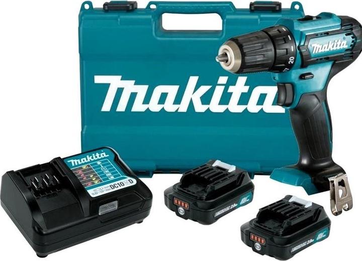 Actual product image Makita Cordless drill driver DF333DWAE 10.8V 2x2.0Ah (Rechargeable battery operated)