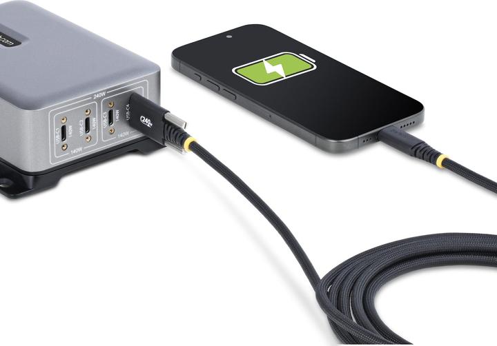 Immagine prodotto StarTech Cable USB-C M/M Charging 3m (3 m, USB 2.0, 240 W)