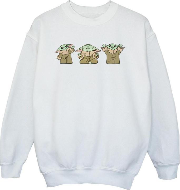 Produktbild Star Wars The Mandalorian Grogu Poses Sweatshirt Jungen (116)