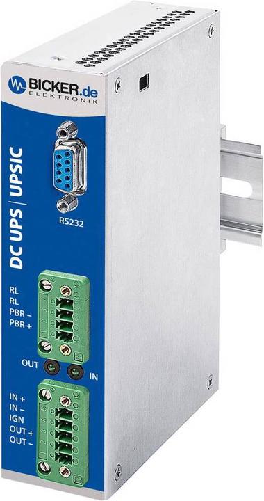 Image du produit Bicker Elektronik UPS industriel (DIN Rail) DC avec SuperCaps sans entretien (70 VA, ASI standby)