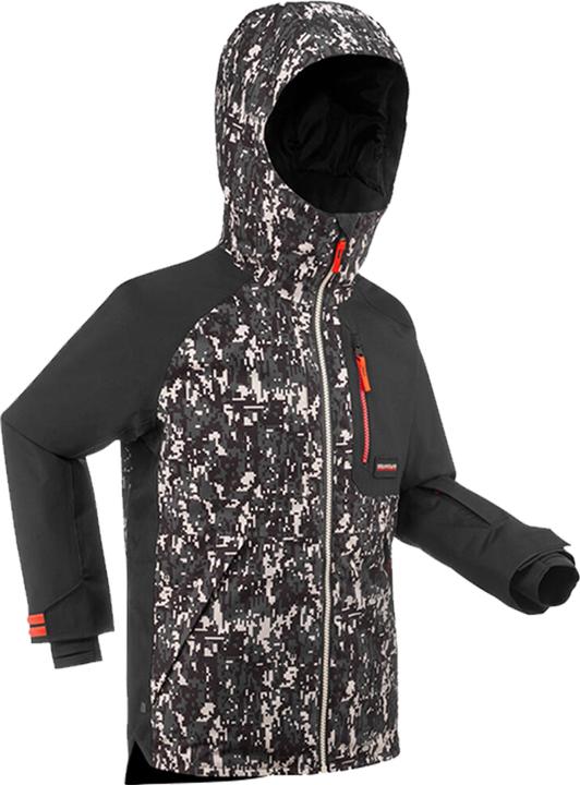 Wedze Snowboard jacket kids - SNB 500 Camouflage black (128)
