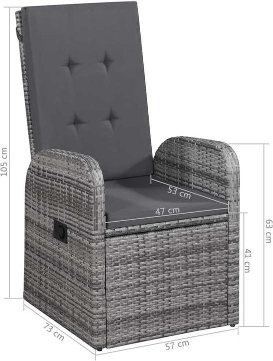 Actual product image vidaXL Gartenstuhl