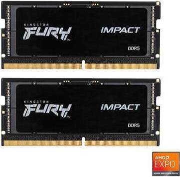Productafbeelding Kingston FURY Impact (2 x 16GB, 5600 MHz, DDR5 RAM, SO-DIMM)