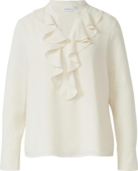 Immagine prodotto Comma Bluse Chiffonbluse mit Volant-Ausschnitt (44)