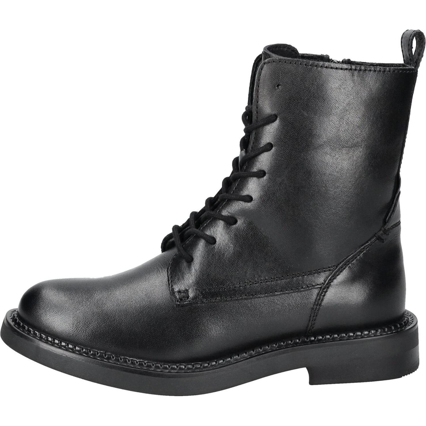 Geox, Damen, Boots + Stiefel, damen stiefeletten serilda g, Schwarz, (38)