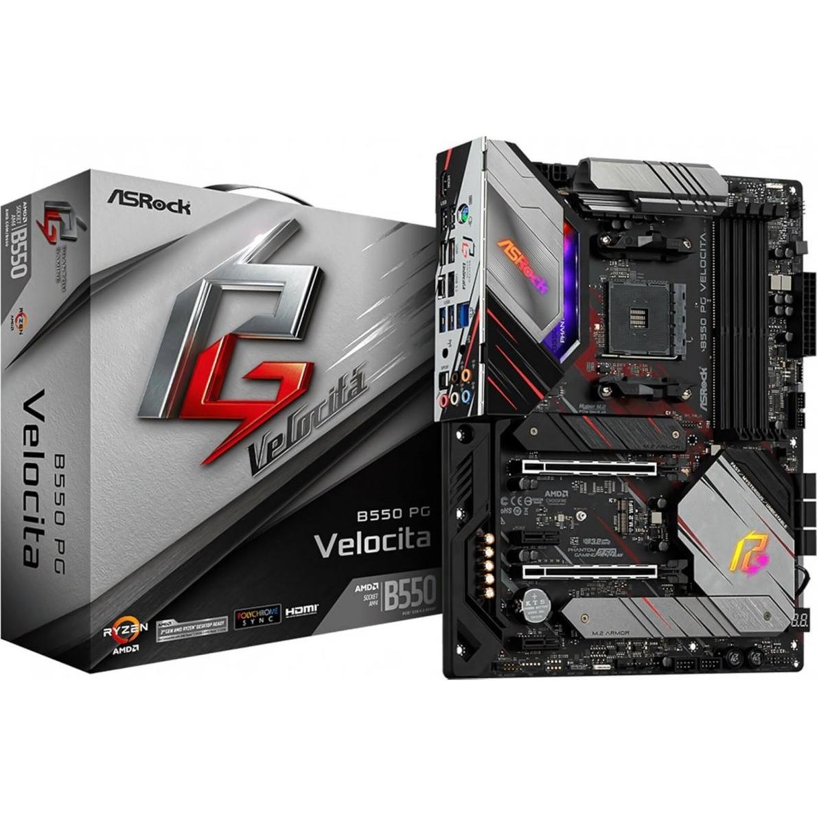 AsRock B550 PG Velocita (AM4, AMD B550, ATX), Mainboard