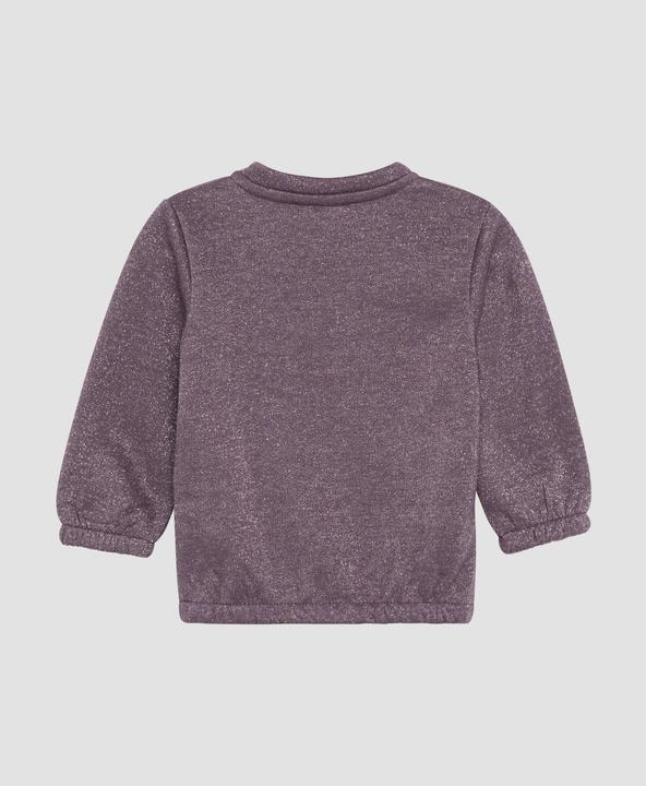 Produktbild S.Oliver Sweatshirt Jacke Glitzernde Sweatjacke mit Sternchen-Reissverschluss (92)