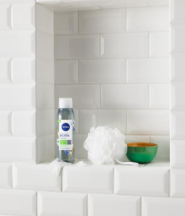 Actual product image NIVEA Natural Balance Cotton Flower Fragrance & Organic Argan Oil (300 ml)
