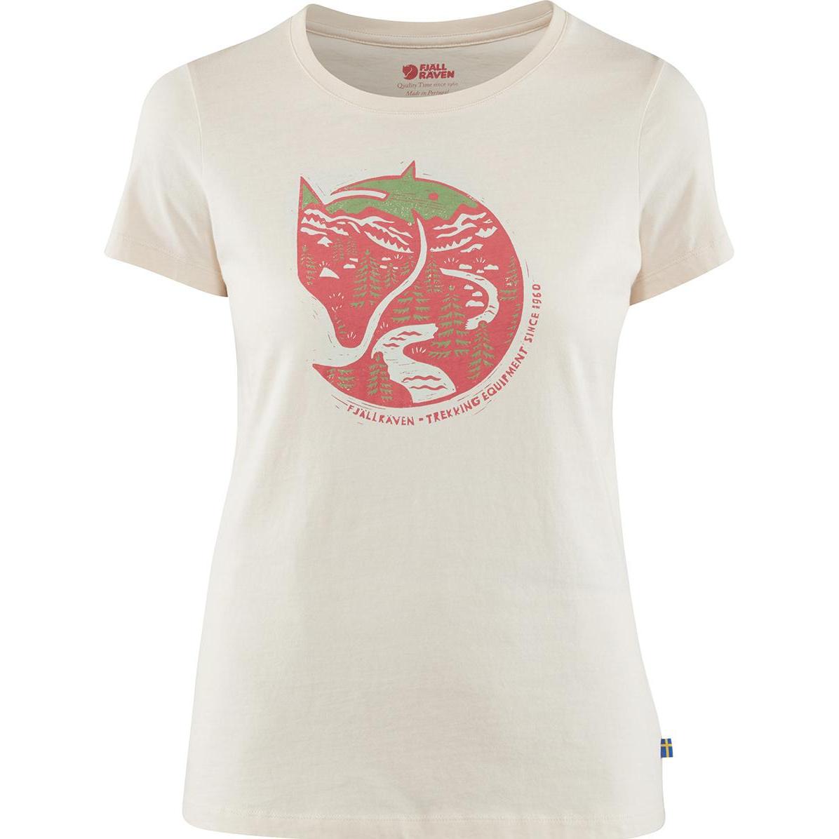 Fjällräven, Damen, Shirt, Arctic Fox Print T-Shirt, Weiss, (XL)