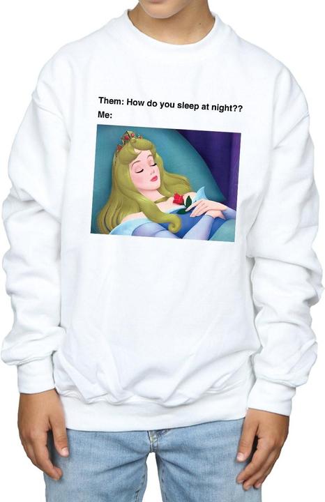 Actual product image Disney Boys Sleeping Beauty Meme Sweatshirt (128)