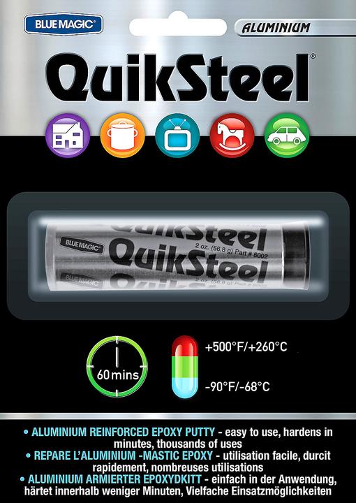 Immagine prodotto Blue Magic Riparazione QuikSteel composto battuto per alluminio (56 g)