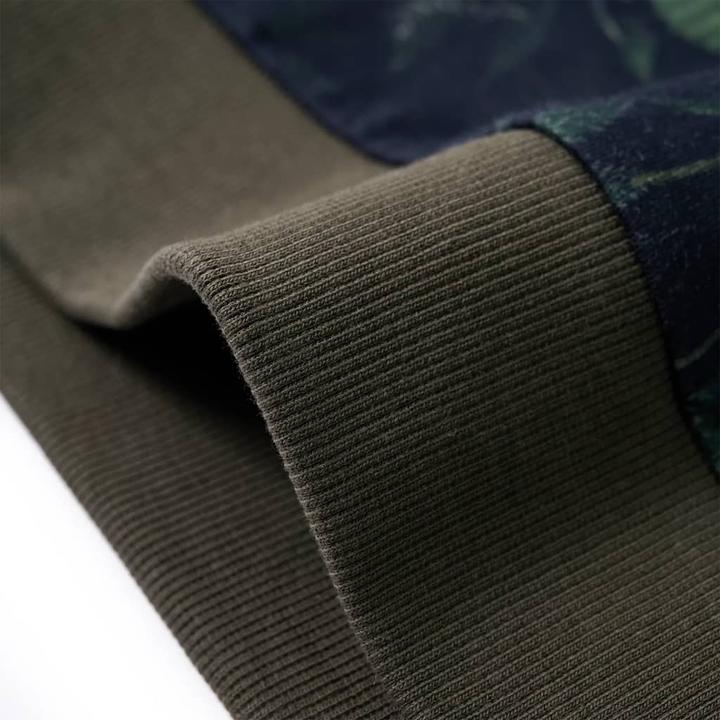 Produktbild vidaXL Kinder-Sweatshirt Dunkles Khaki 92,Material: 92 % Baumwolle (92)