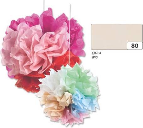 Actual product image Folia Tissue paper, (W)500 x (H)700 mm, 20 g/sqm, grey (20 g/m²)
