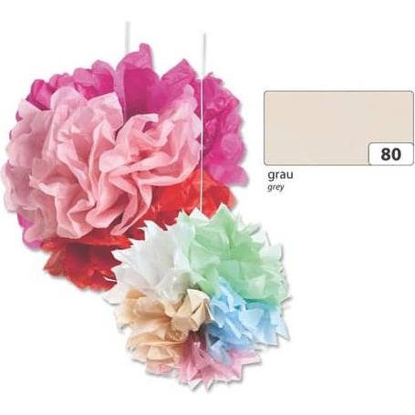 Thumbnail - Folia, Bastelpapier, Seidenpapier, (B)500 x (H)700 mm, 20 g/qm, grau (20 g/m²)