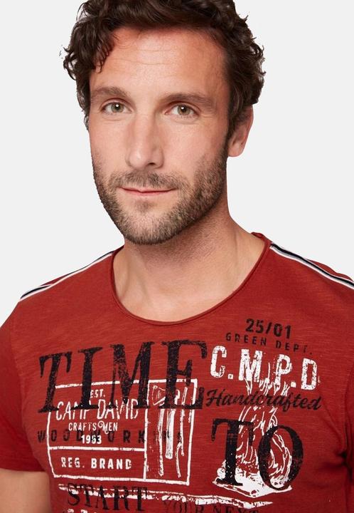 Produktbild Camp David T-Shirt THE CRAFTSMEN Kurzarmshirt (S)