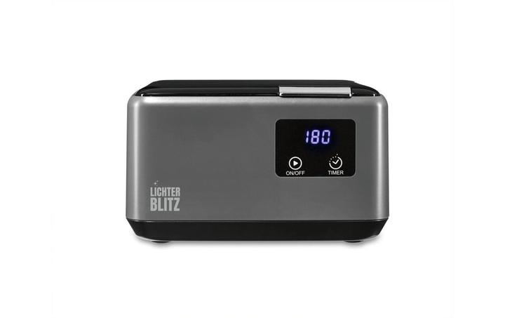 Actual product image LichterBlitz Lichterblitz Ultraschallreiniger 50 W, Grau/Schwarz (45 kHz, 0.60 l)