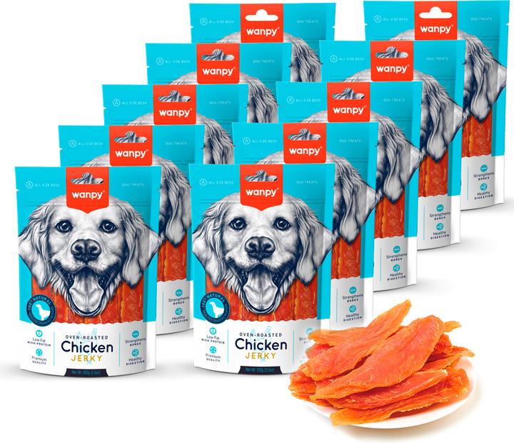 Produktbild Wanpy - Chicken Jerky - 100g (100 g)