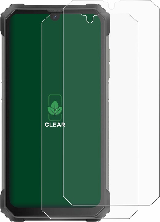 Produktbild ScreenLeaf Schutzfolie nachhaltiger Displayschutz Displayschutzfolie Folie Klar Transparent (2 Stück, Blackview BV8800)