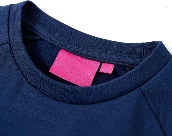 Image du produit VidaXL Sweatshirt enfant bleu marine 128,Matière : 95% coton. 5 (128)