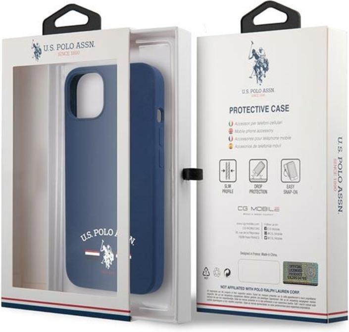 Produktbild U.S. Polo US Polo USHCP13MSFGV iPhone 13 6.1 "Dark Blue Silicone Collection (Apple iPhone 13)