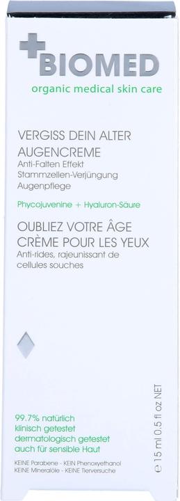 Image du produit Biomed Oubliez votre âge crème pour les yeux crème (Crème, 15 ml)