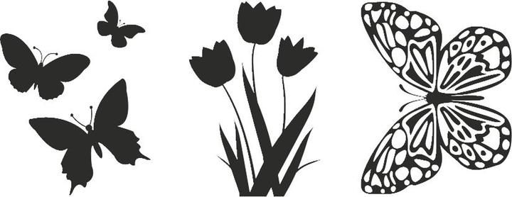 Immagine prodotto Heyda Set di timbri Motif Spring 8 x 4,5 x 2,5 cm
