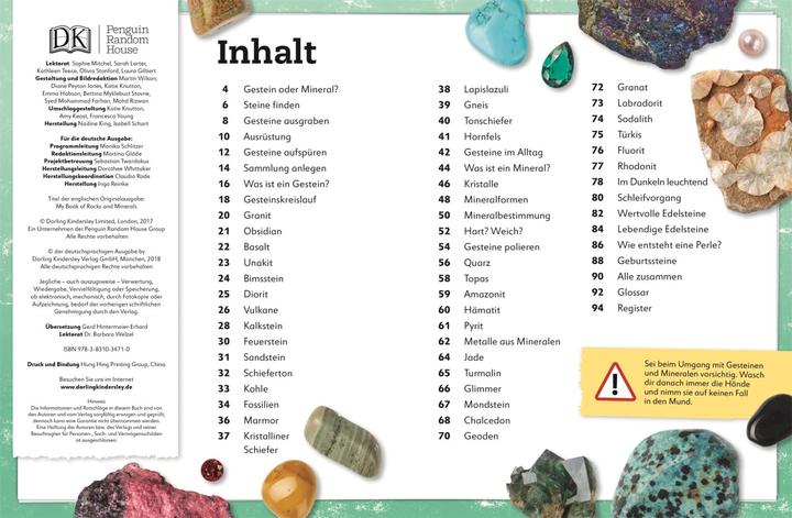 Produktbild Steine und Mineralien (Deutsch, Devin Dennie, DK Verlag - Kids, 2018)