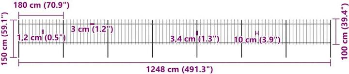 Produktbild vidaXL Zaunpaneel
