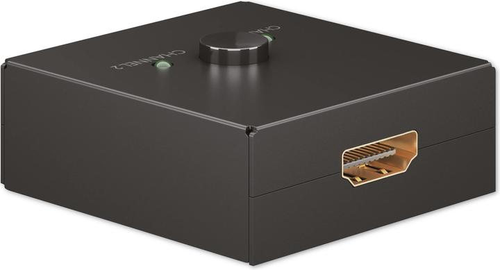 Goobay Manuelle HDMI-Umschaltbox 2 auf 1 4K @ 30 Hz