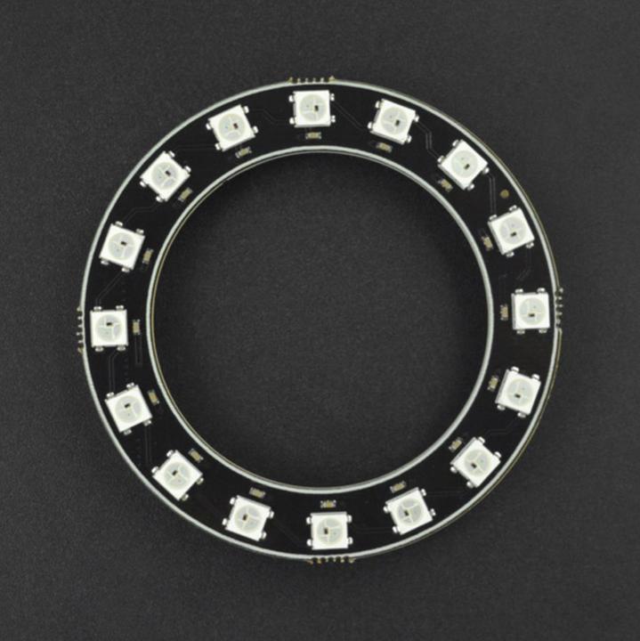 Image du produit DFRobot Neopixel Ring 16x WS2812 RGB LED