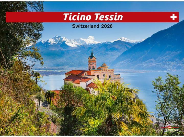 Immagine prodotto Ticino 2026 (40 x 31 cm, Francese, Tedesco, Italiano, Inglese)