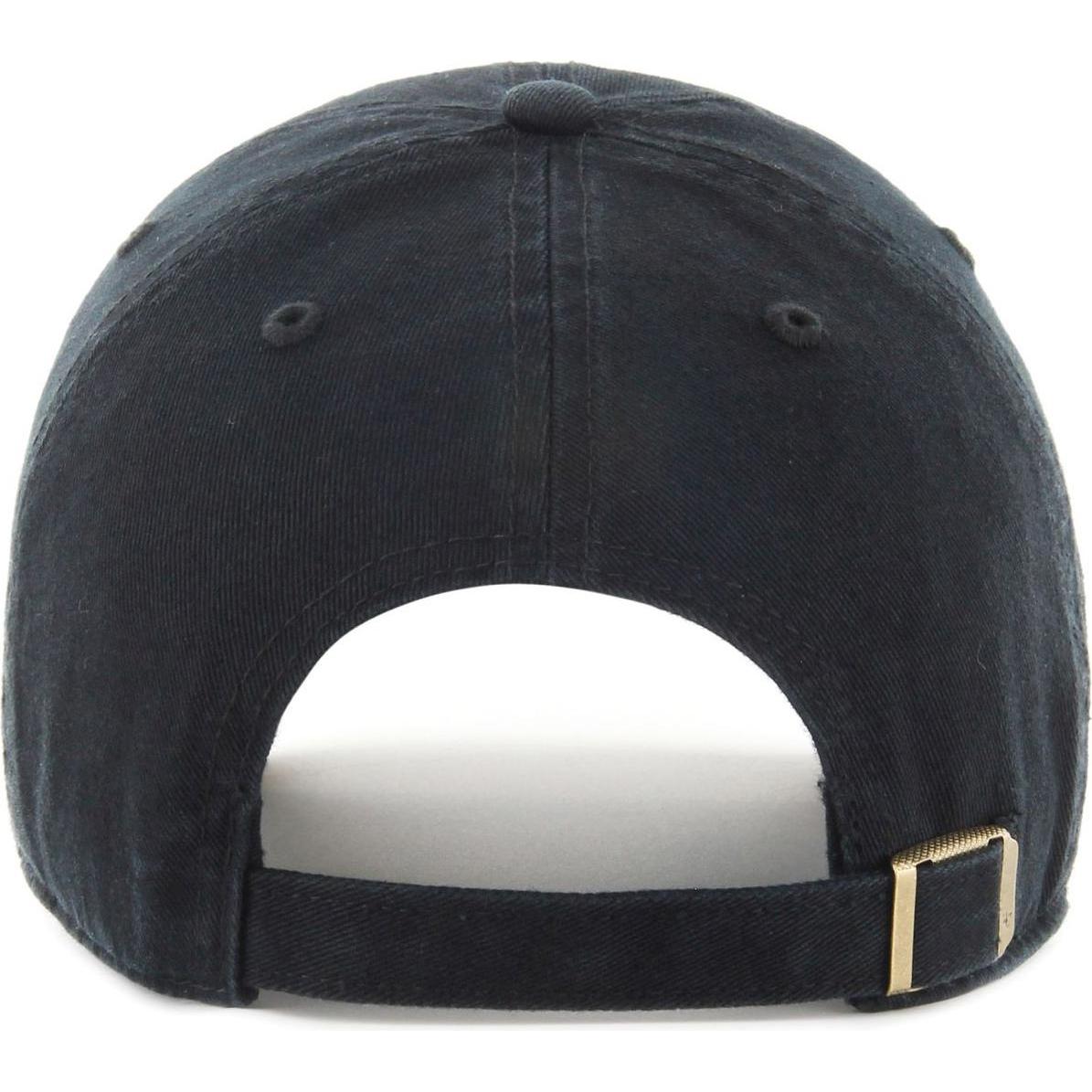 Thumbnail - 47 Brand, Herren, Cap, Relaxed Fit Cap - Clean Up New York Yankees Schwarz, Schwarz