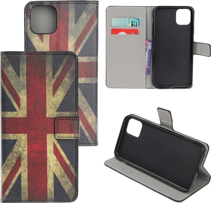 Produktbild Cover-Discount iPhone 12 mini - Leder Hülle UK Flagge (Apple iPhone 12 mini)